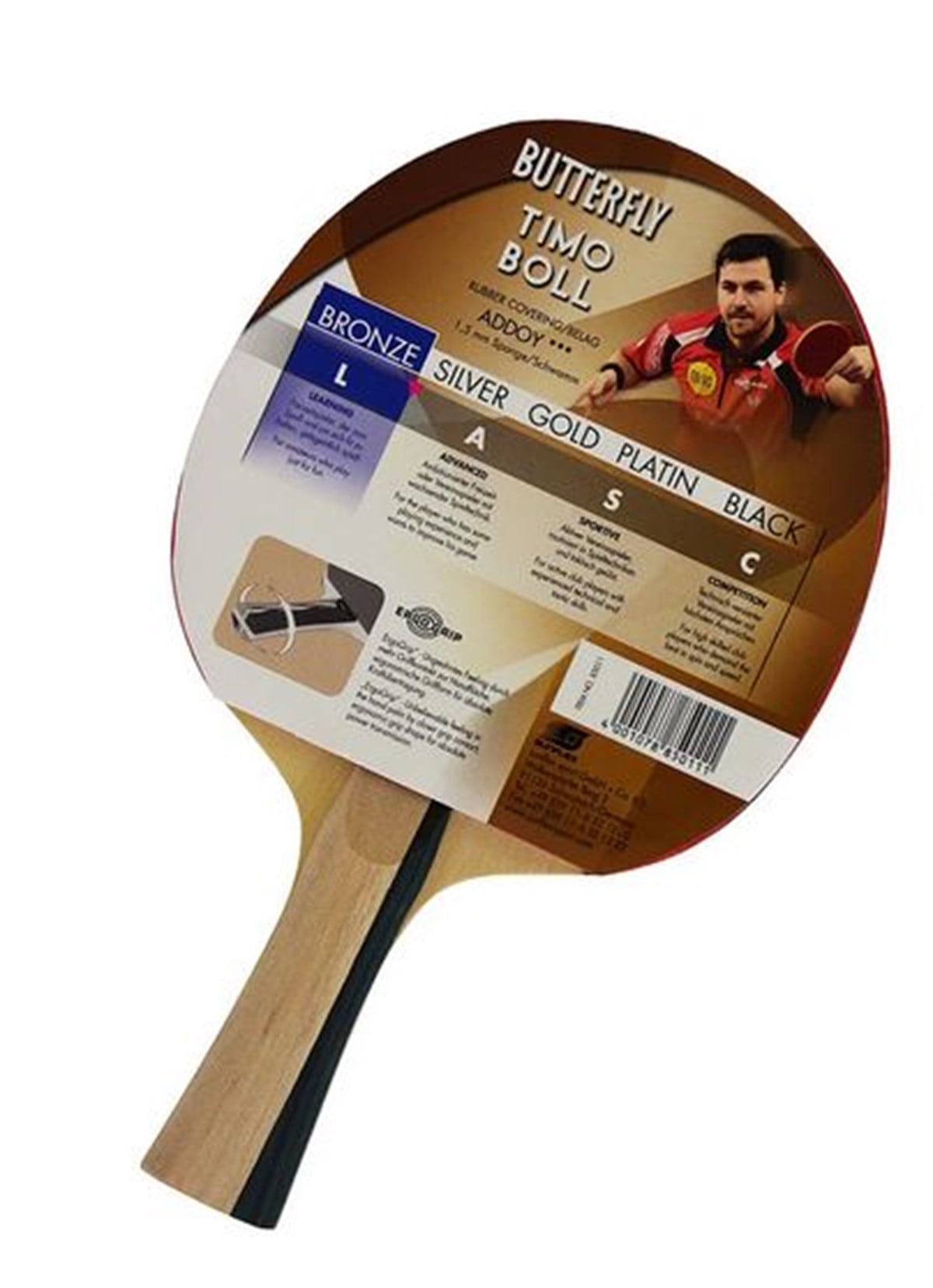BUTTERFLY85011-0000MASA TENİSİ RAKETİ-BRONZE