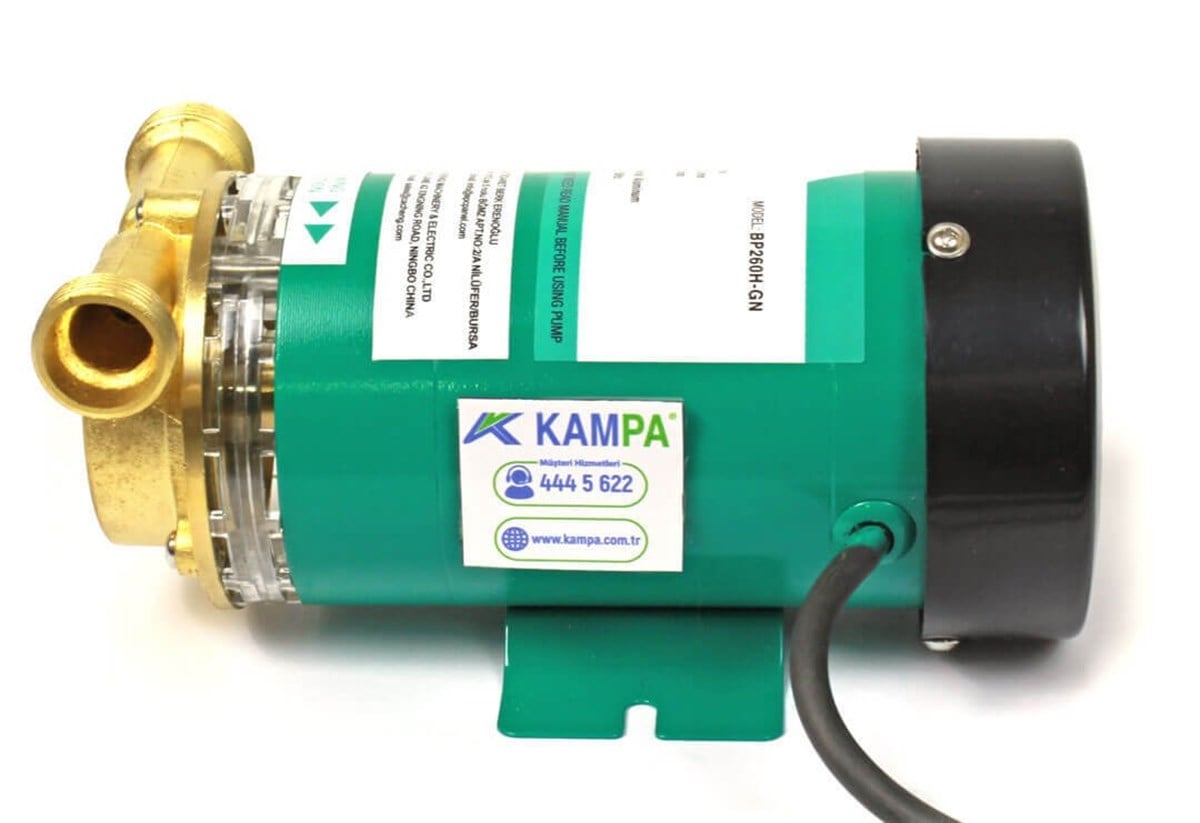 Cacheng BP260H-GN Güneş Enerji Basınç Arttırıcı Pompa, Sıcak Su Hidroforu, Pompamat