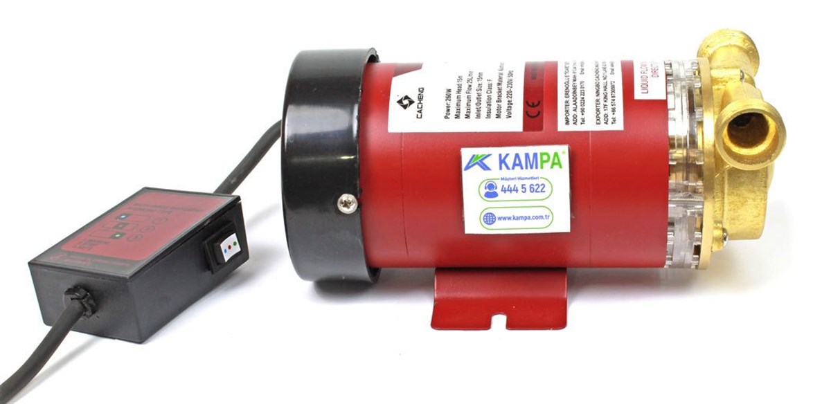 Cacheng BP260H-RD Güneş Enerji Basınç Arttırıcı Pompa, Sıcak Su Hidroforu, Pompamat