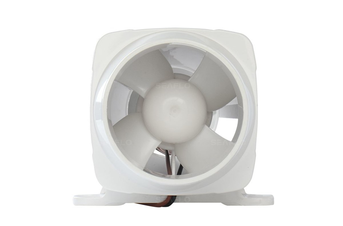 SR10511 24 Volt 75 mm Blower, Tekne ve Yat Kanal Tipi Fan Aspiratör
