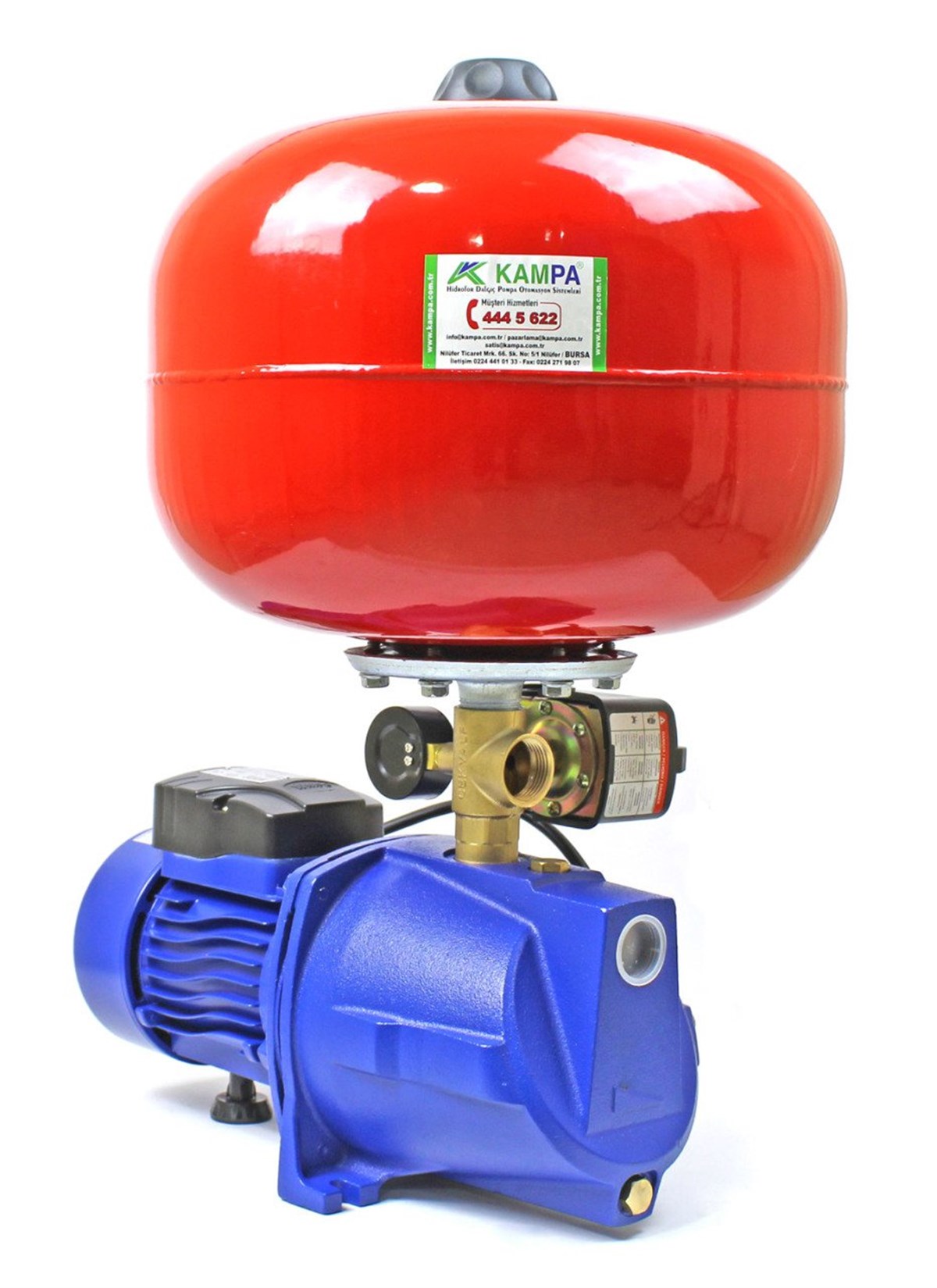 Winpo WNP 150 5 Kat 5 Daire Hidrofor, 24 Litre Tanklı Hidrofor, Ev Tipi Hidrofor