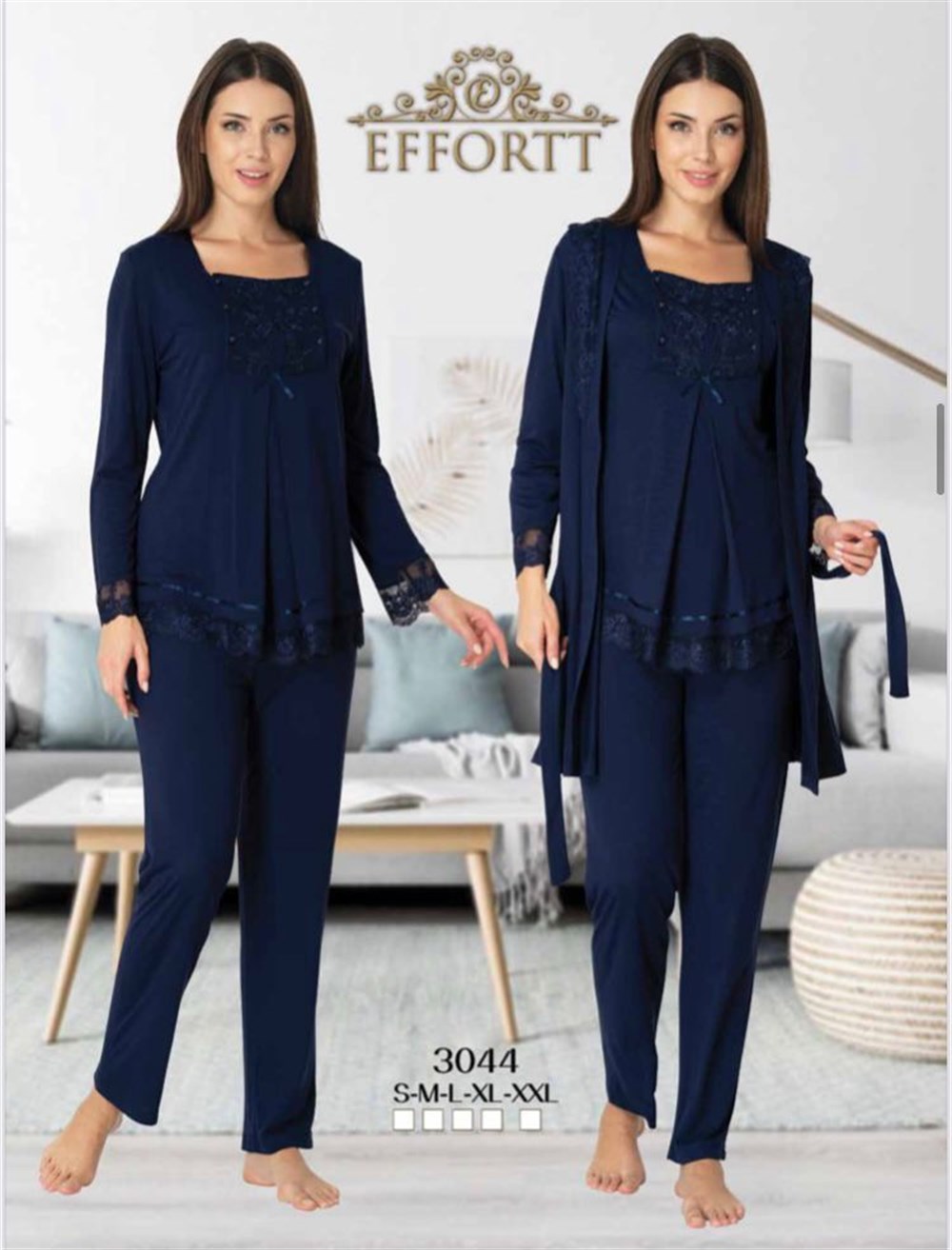 3044 Effortt Lohusa Pijama, Sabahlık