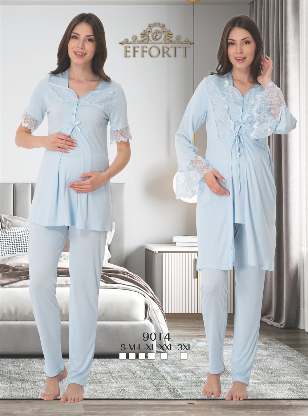 9014 EFFORT PİJAMA SABAHLIK