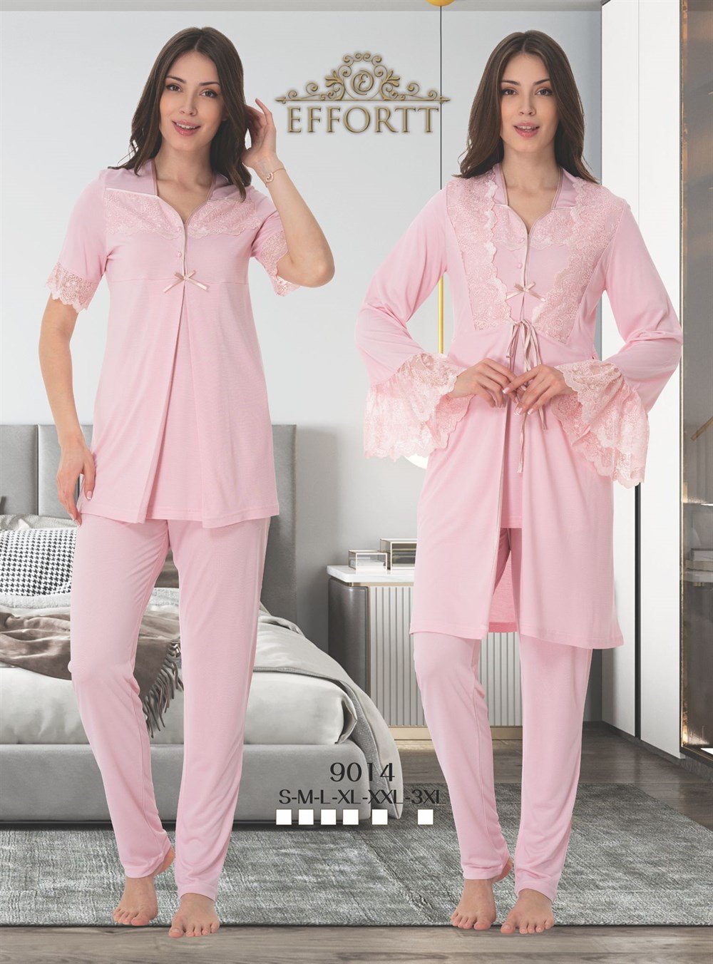 9014 EFFORT PİJAMA SABAHLIK