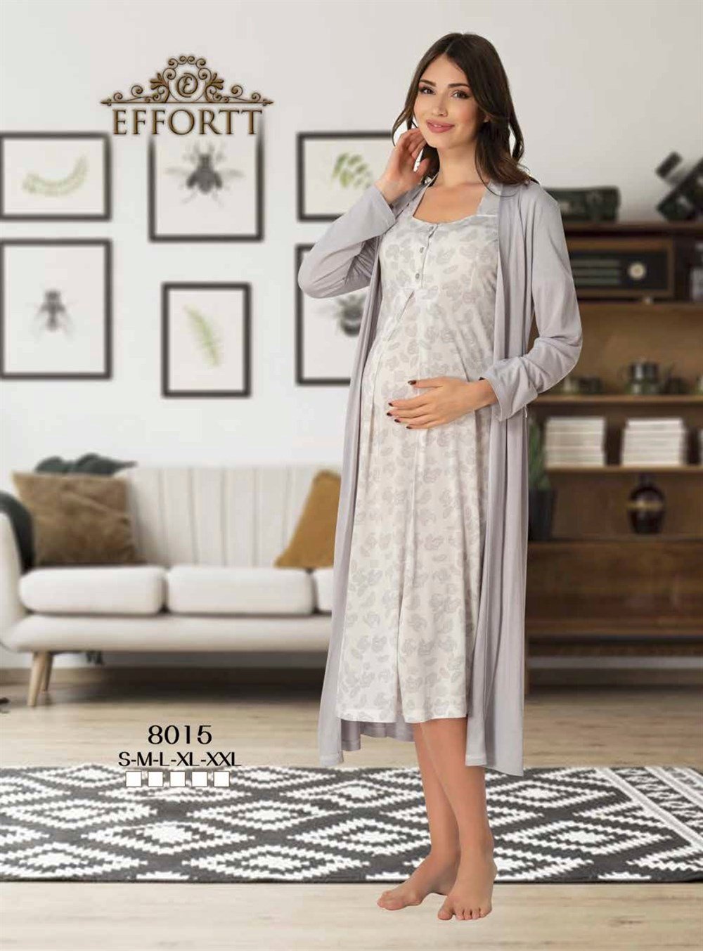 Effortt Lohusa Gecelik ve Sabahlık