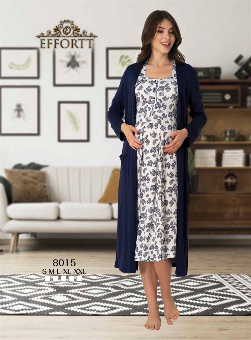 Effortt Lohusa Gecelik ve Sabahlık