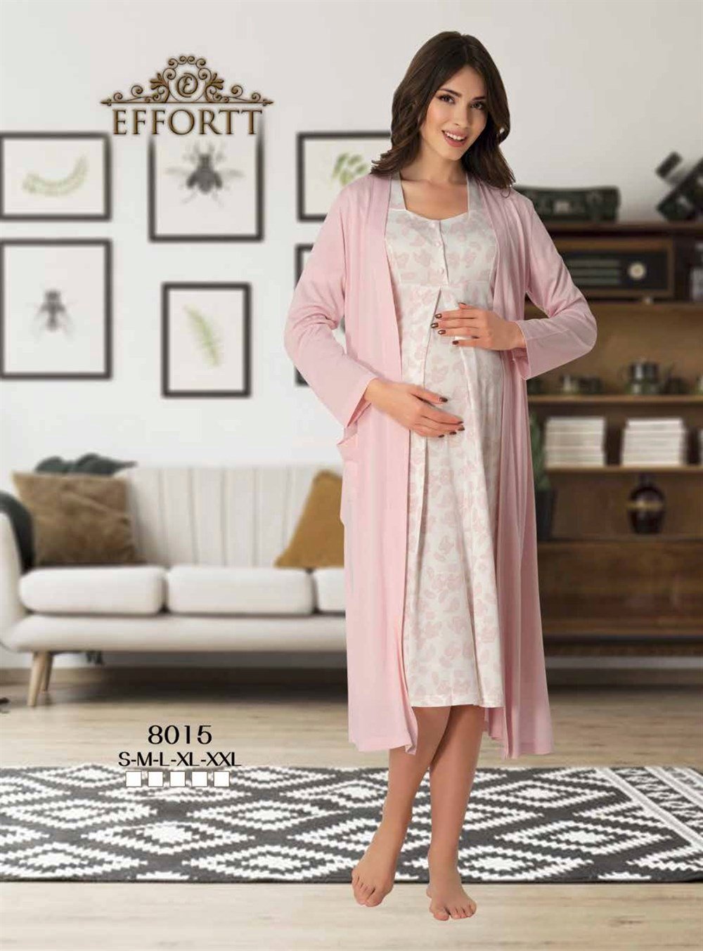 Effortt Lohusa Gecelik ve Sabahlık