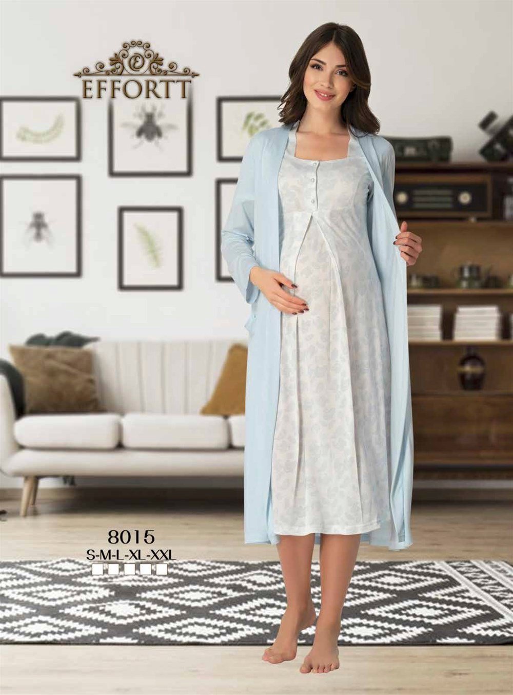 Effortt Lohusa Gecelik ve Sabahlık