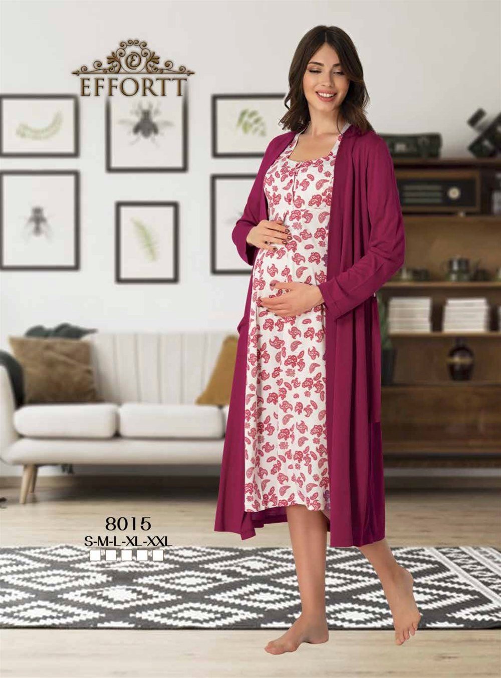 Effortt Lohusa Gecelik ve Sabahlık