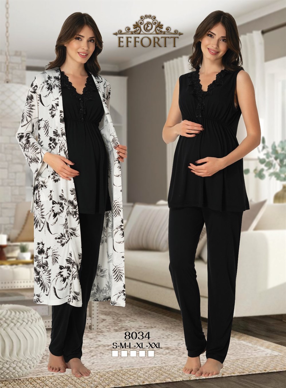 Effortt Lohusa Pijama , Sabahlık