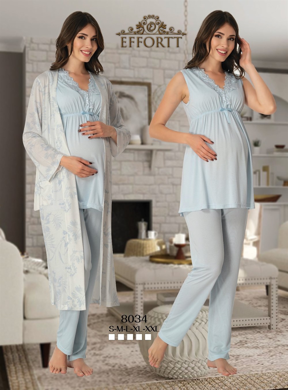 Effortt Lohusa Pijama , Sabahlık