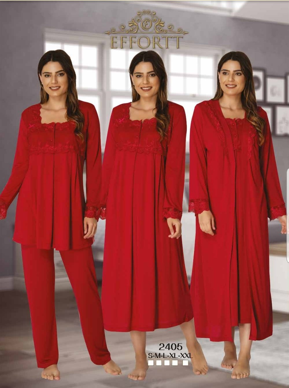 Effortt Lohusa Pijama, Gecelik, Sabahlık