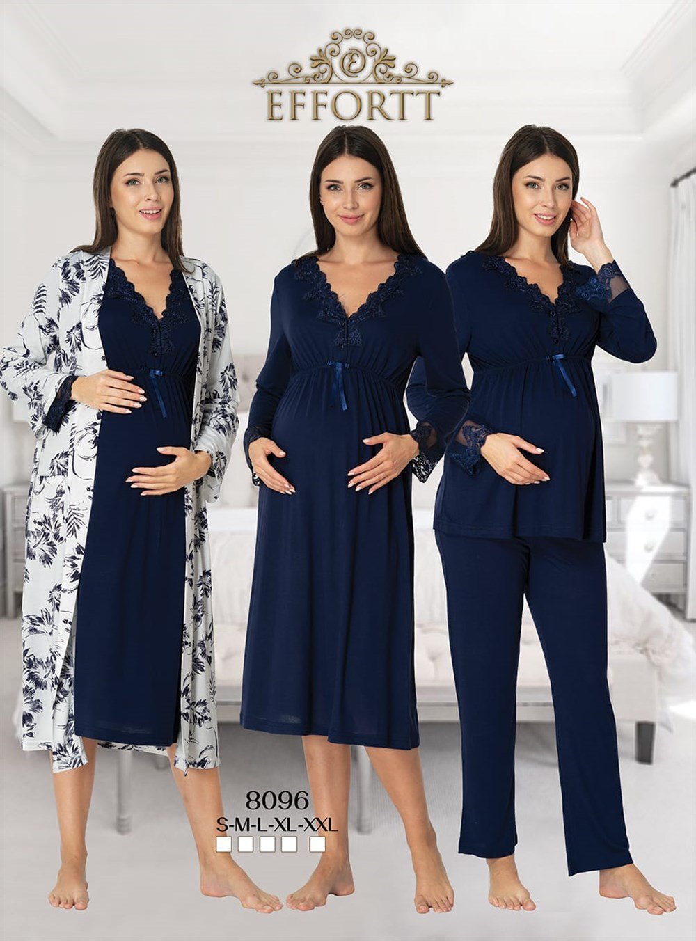 Effortt Lohusa Pijama, Gecelik, Sabahlık