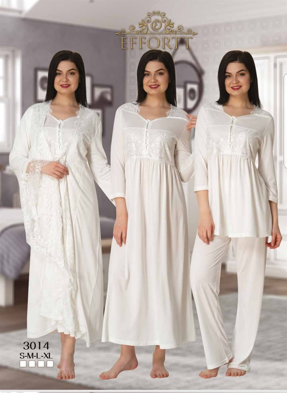 Effortt Lohusa Pijama, Gecelik, Sabahlık