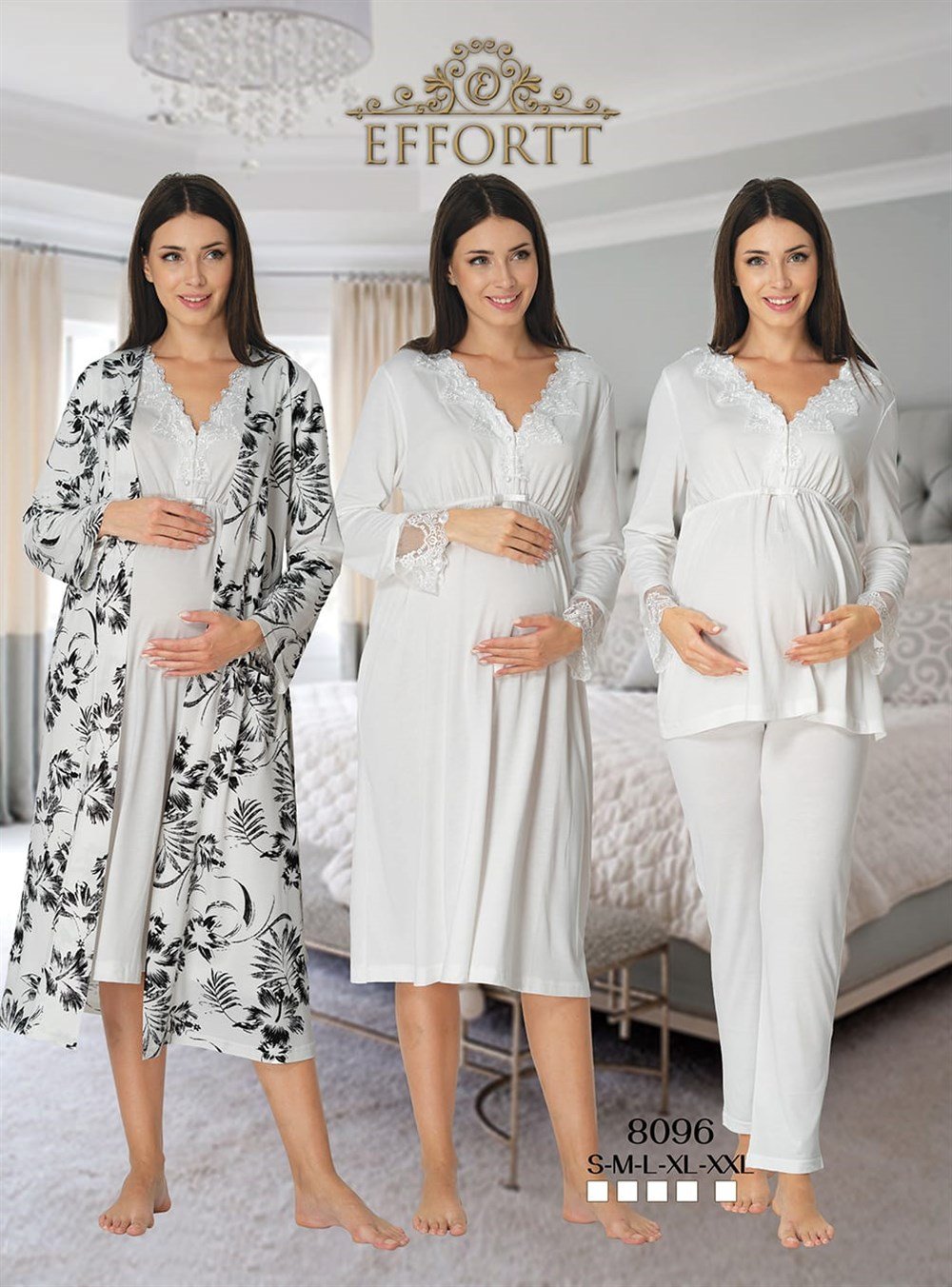 Effortt Lohusa Pijama, Gecelik, Sabahlık