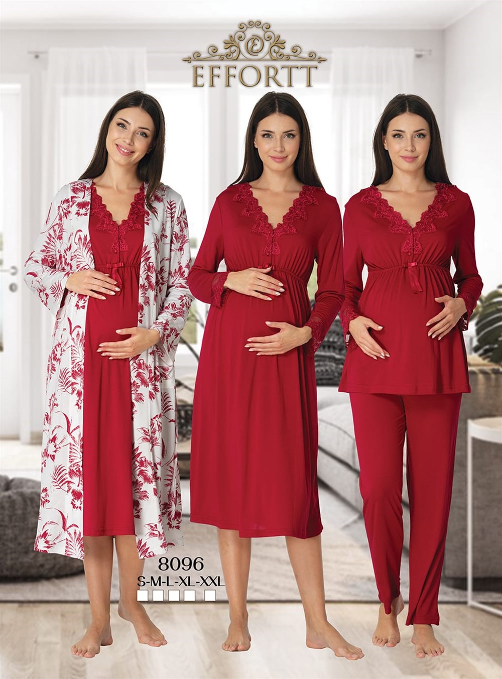 Effortt Lohusa Pijama, Gecelik, Sabahlık