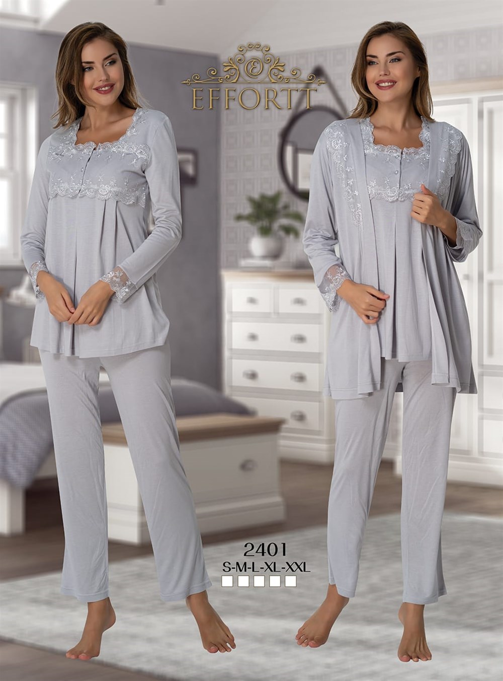 Effortt Lohusa Pijama, Sabahlık