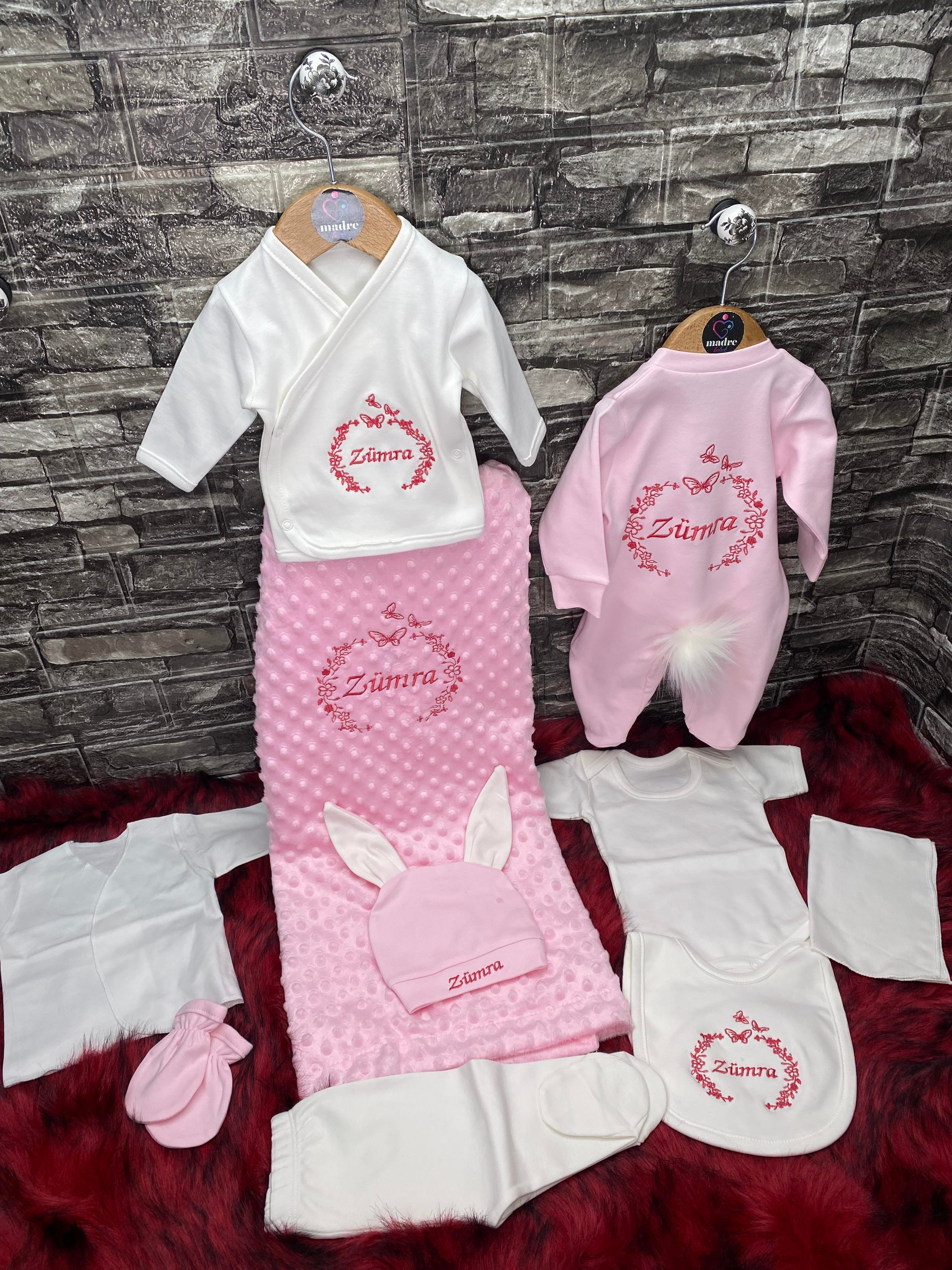 İsme Özel 10 Parça Hastane Çıkışı