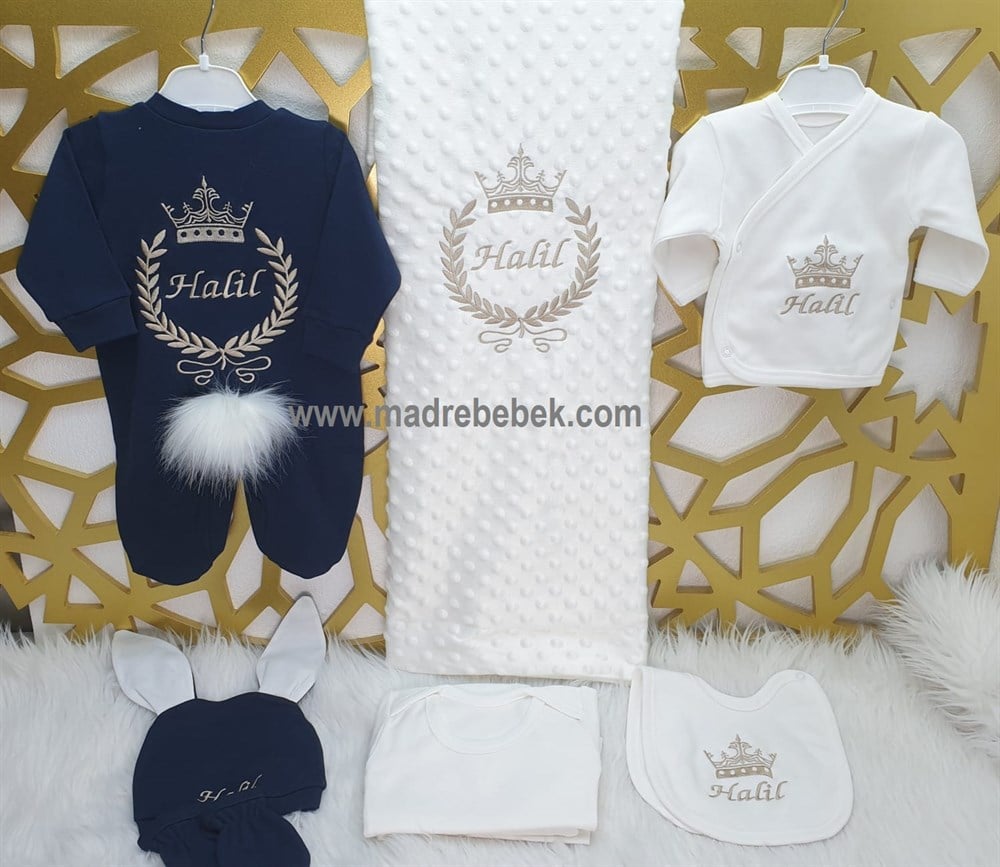 İsme Özel 10 Parça Hastane Çıkışı