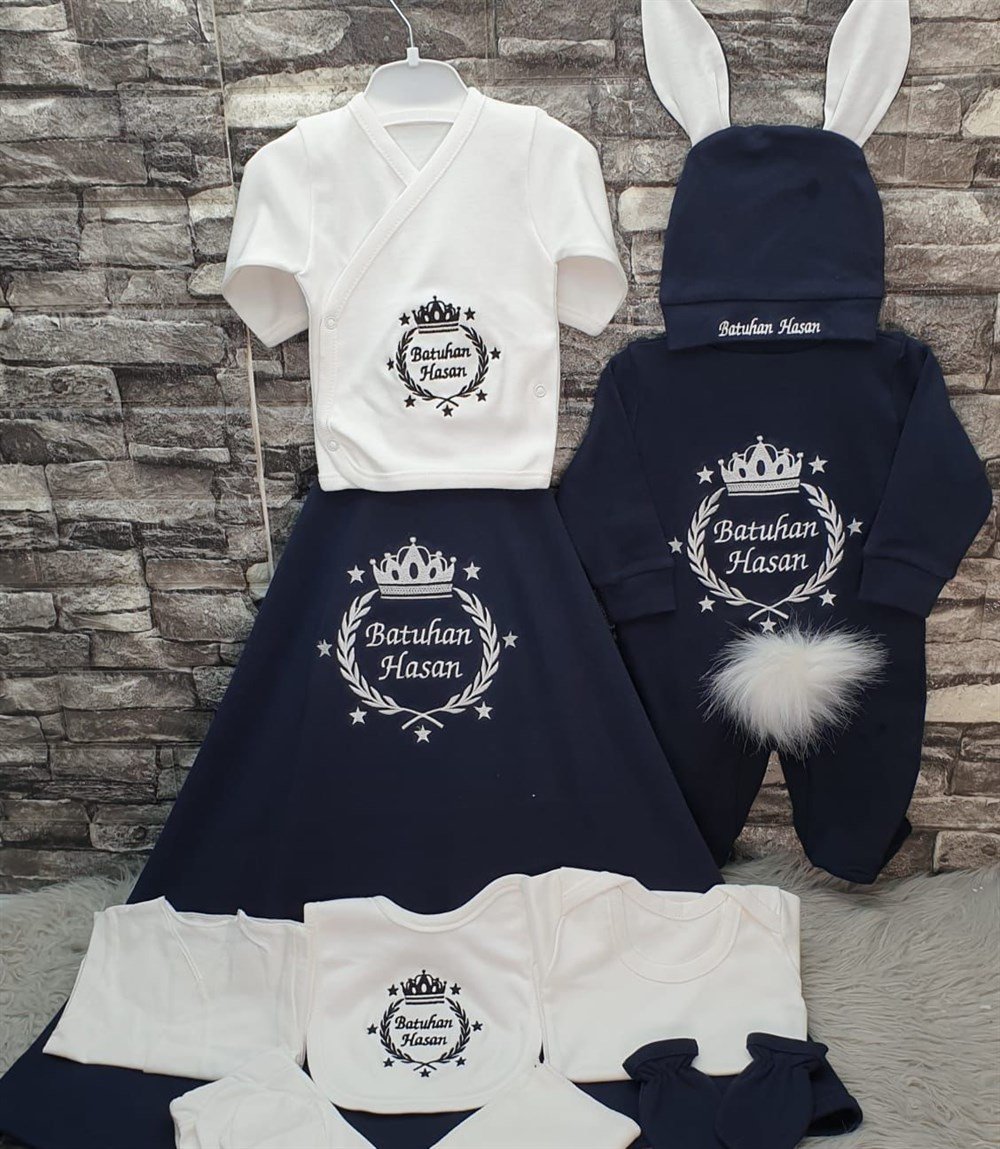 İsme Özel 10 Parça Hastane Çıkışı