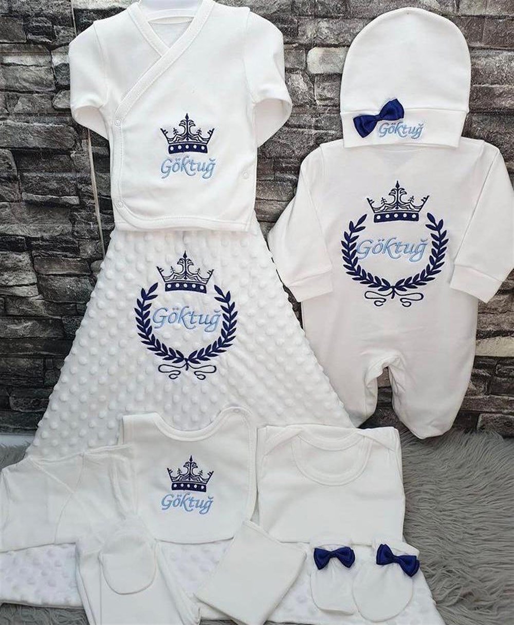 İsme Özel 10 Parça Hastane Çıkışı