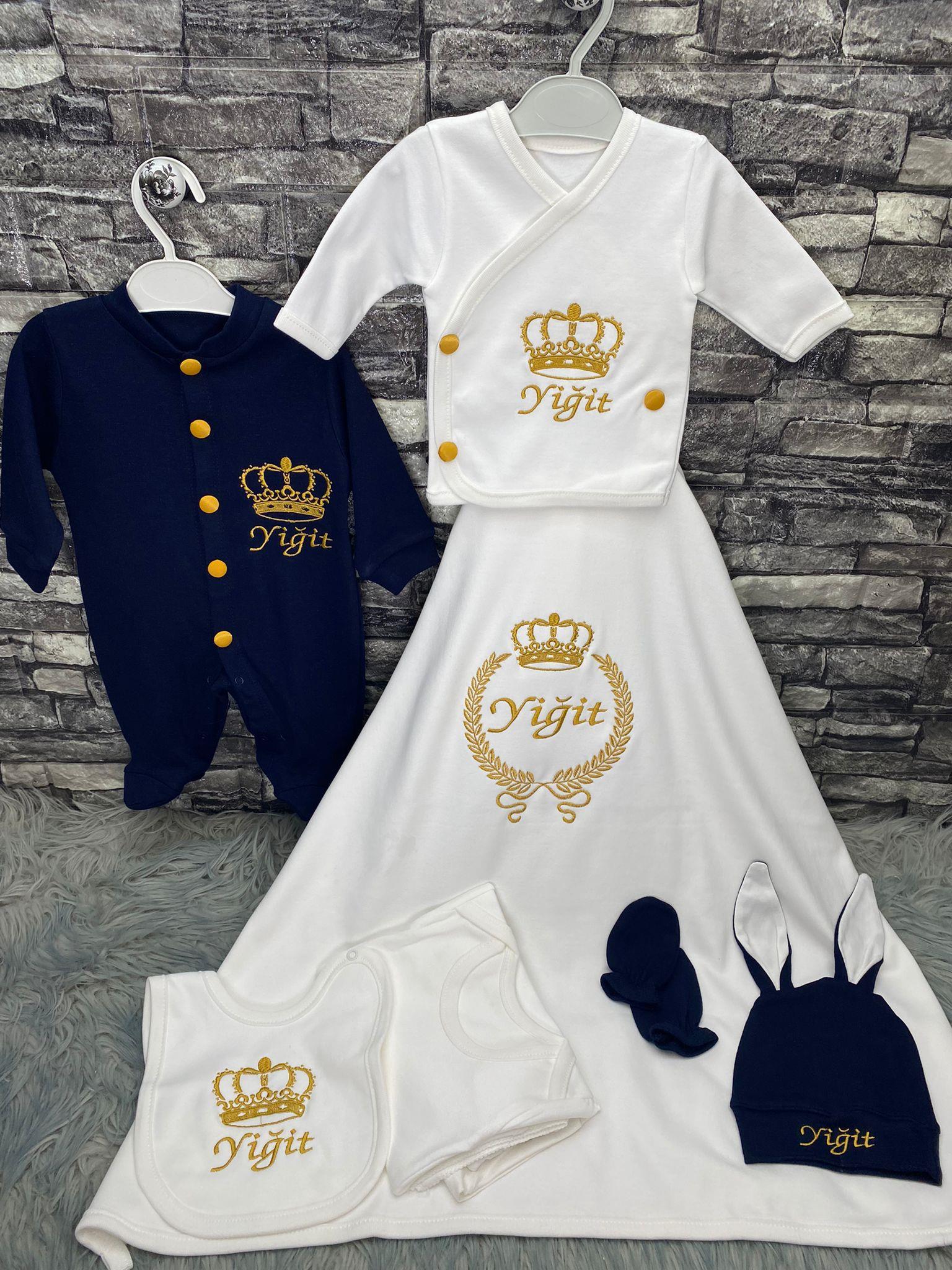 İsme Özel 10 Parça Hastane Çıkışı