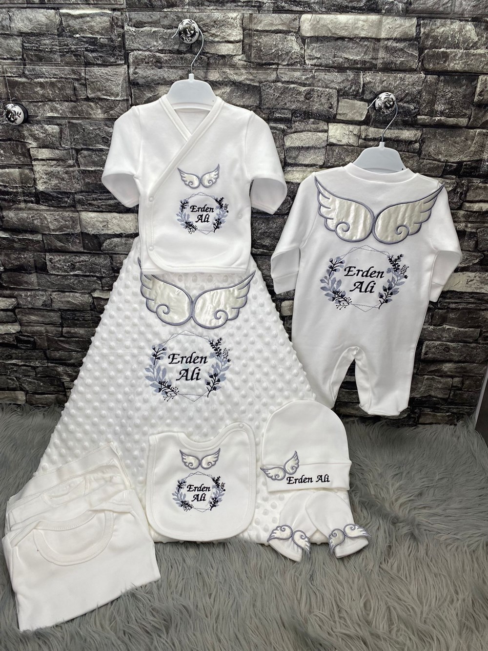 İsme Özel 10 Parça Hastane Çıkışı