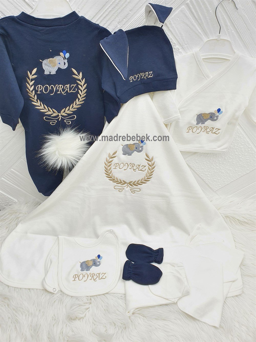 İsme Özel 10 Parça Hastane Çıkışı