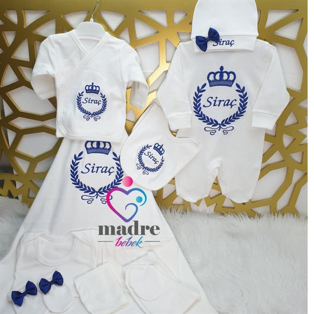 İsme Özel 10 Parça Hastane Çıkışı