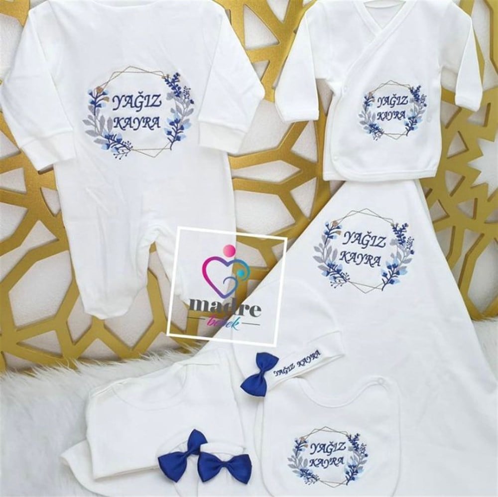 İsme Özel 10 Parça Hastane Çıkışı