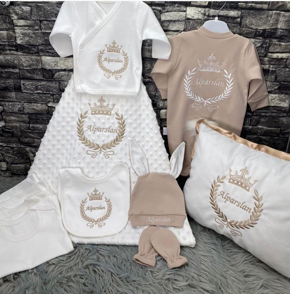 İsme Özel 11 Parça Hastane Çıkışı