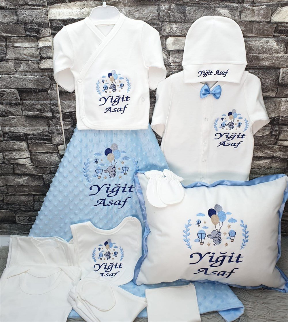 İsme Özel 11 Parça Hastane Çıkışı