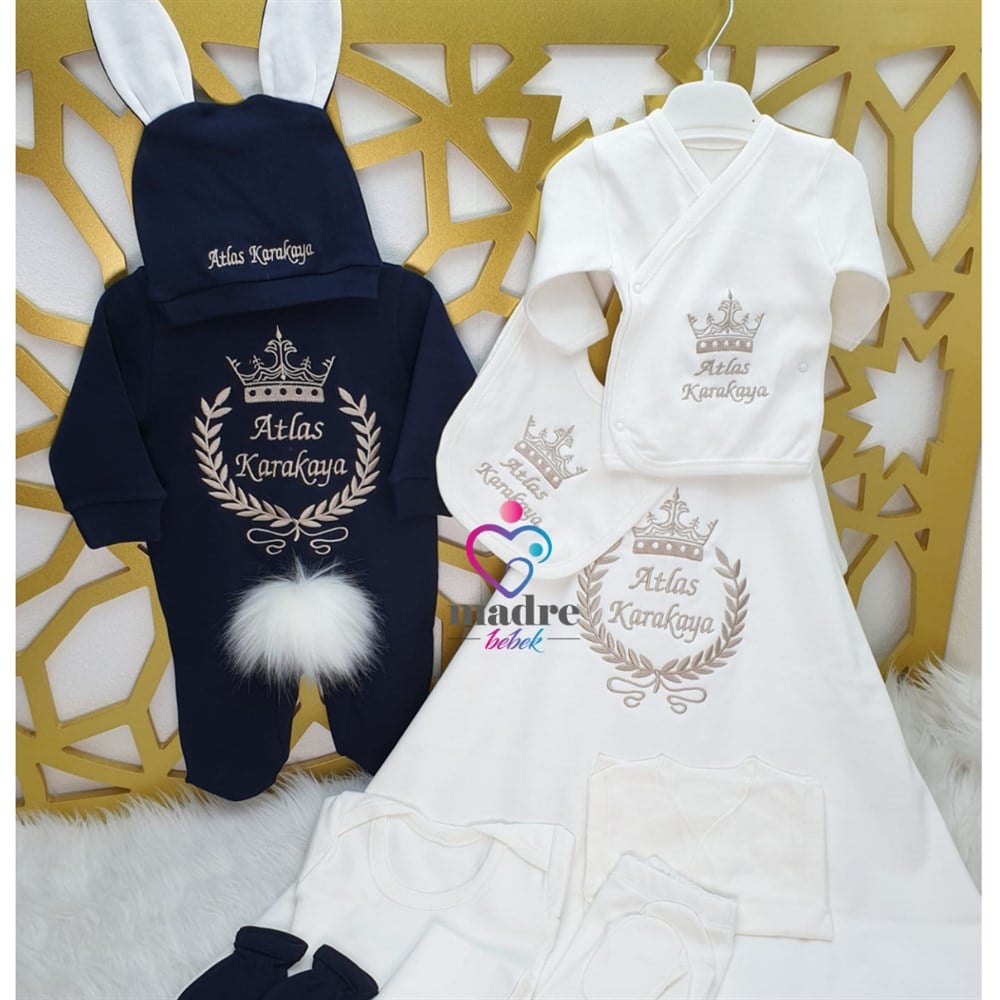 İsme Özel 11 Parça Hastane Çıkışı