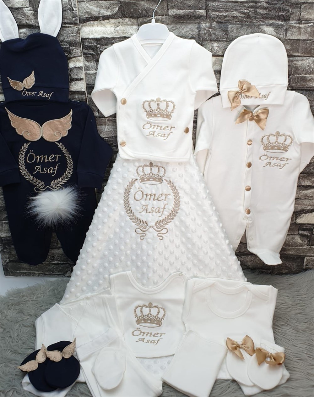 İsme Özel 13 Parça Hastane Çıkışı