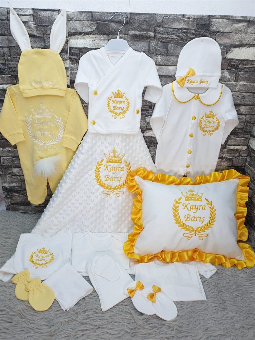 İsme Özel 14 Parça Hastane Çıkışı