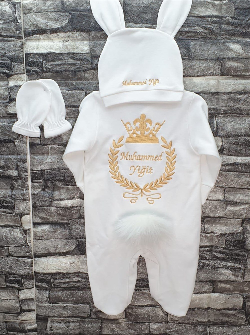 İsme Özel 3 Parça Hastane Çıkışı