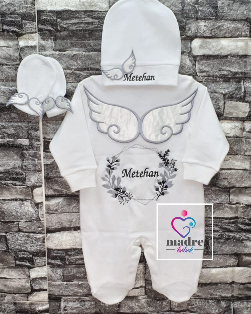 İsme Özel 3 Parça Hastane Çıkışı