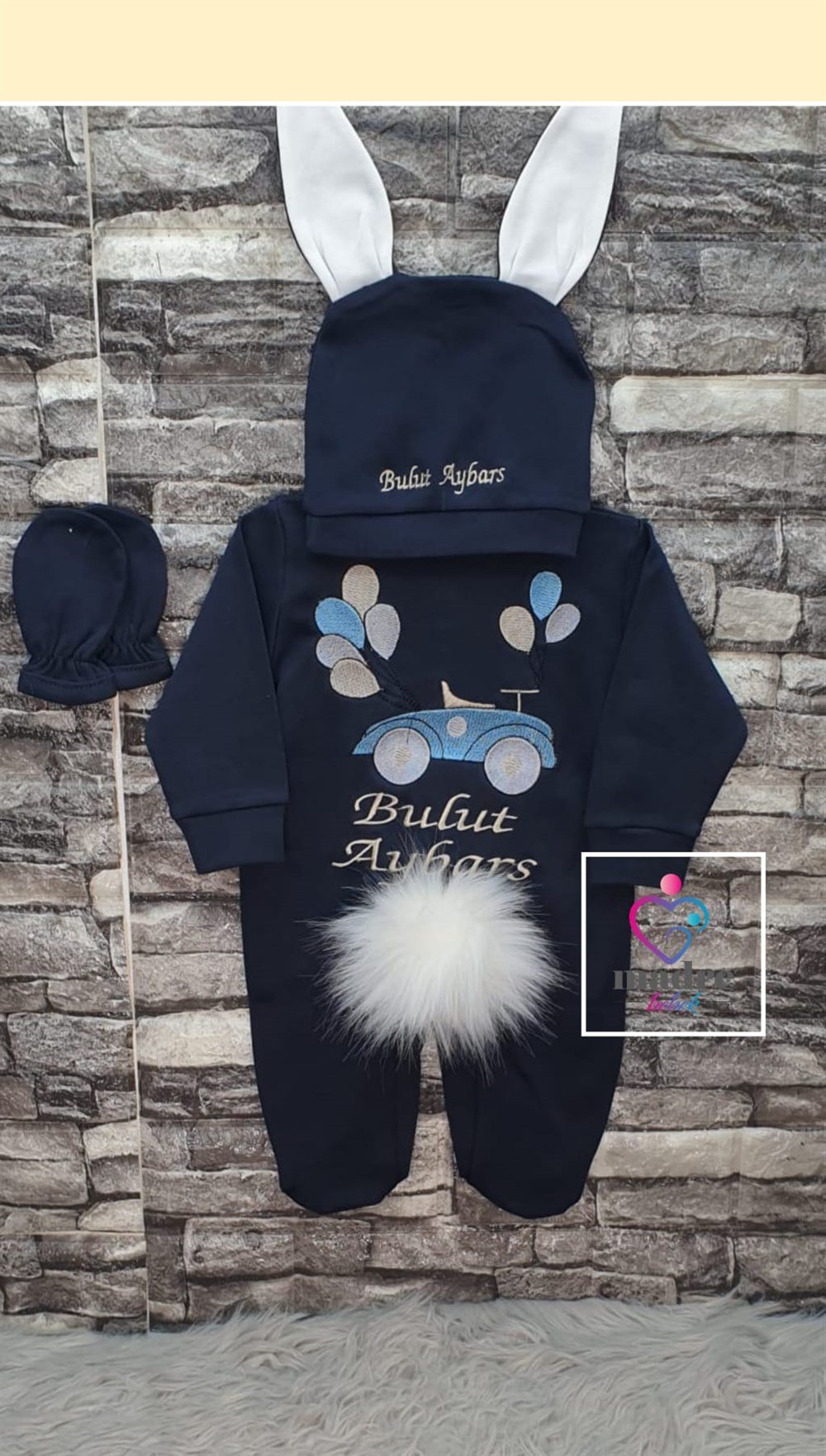 İsme Özel 3 Parça Hastane Çıkışı