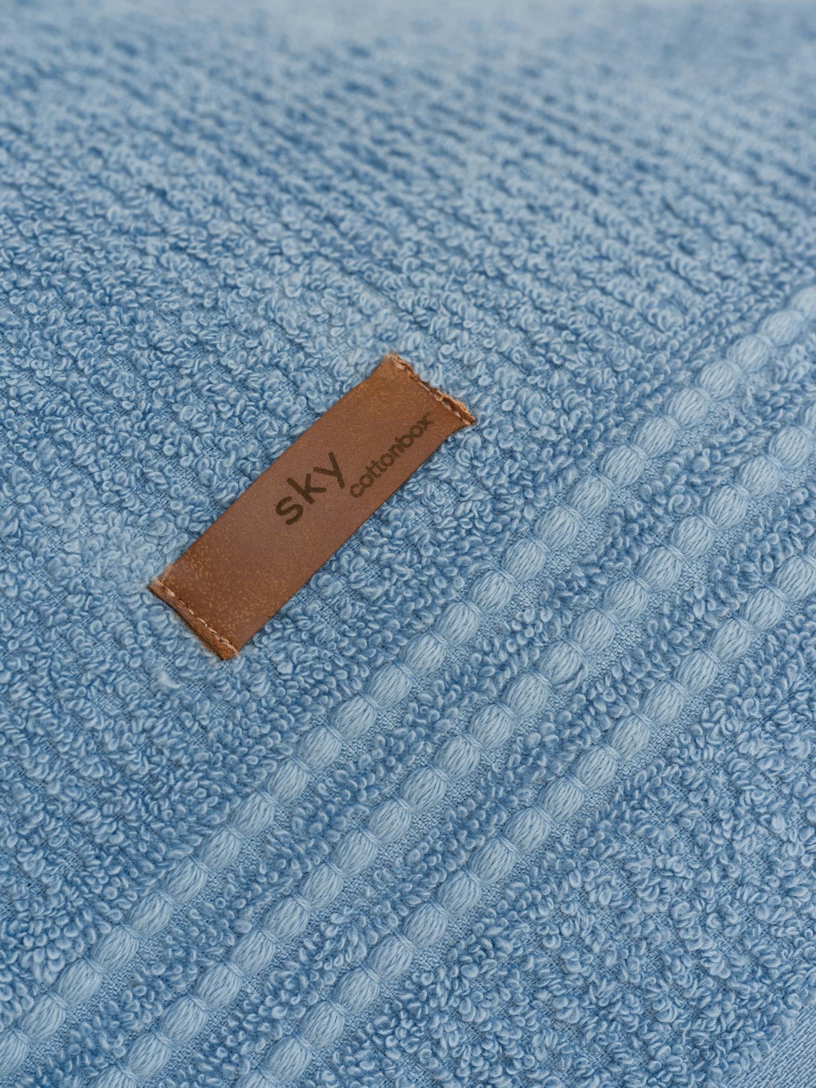 %100 Pamuk Wellness Havlu Seti Sky Mavi