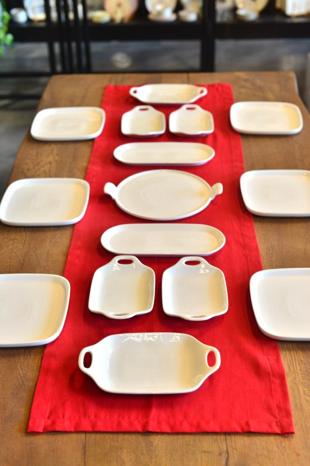 15 Parça 6 kişilik Porselen Kahvaltı Seti 