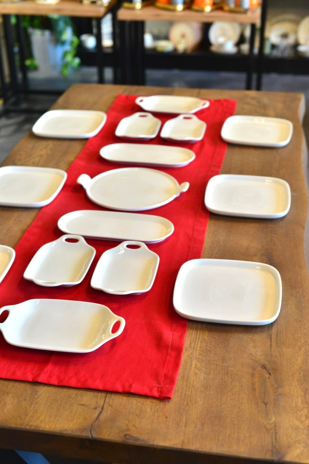 15 Parça 6 kişilik Porselen Kahvaltı Seti 