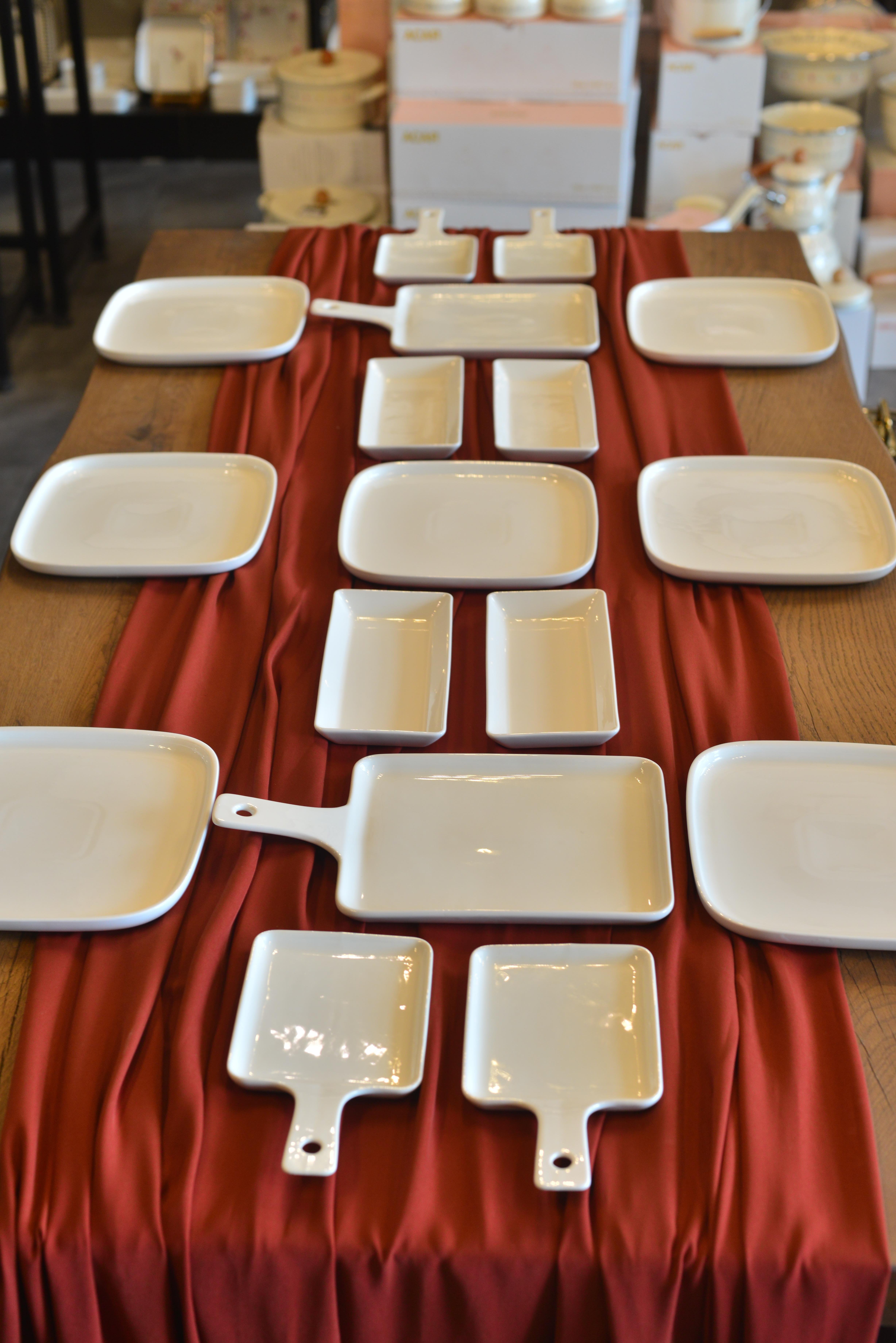 17 Parça 6 kişilik Porselen Kahvaltı Seti 