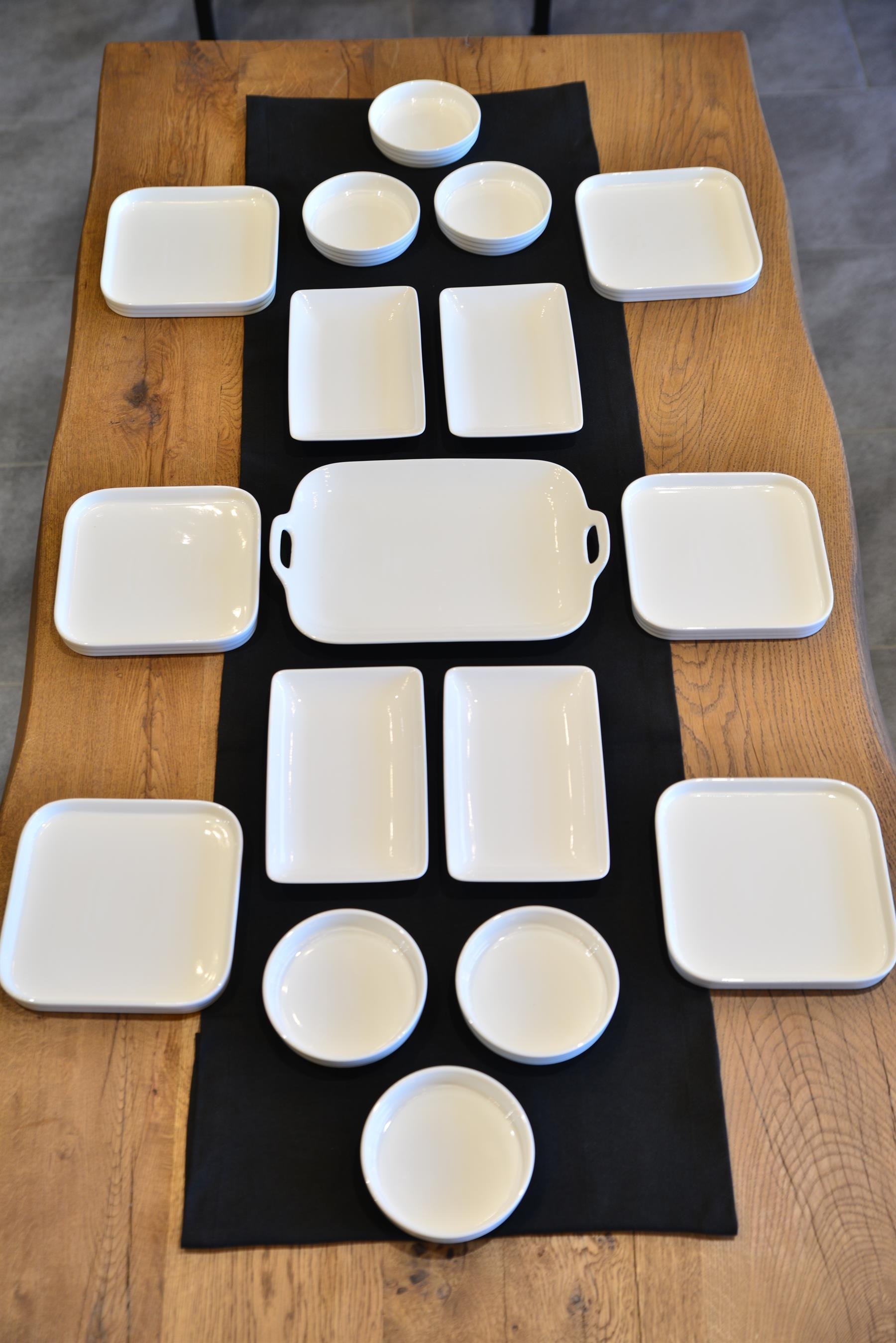 17 Parça 6 kişilik Porselen Kahvaltı Seti 