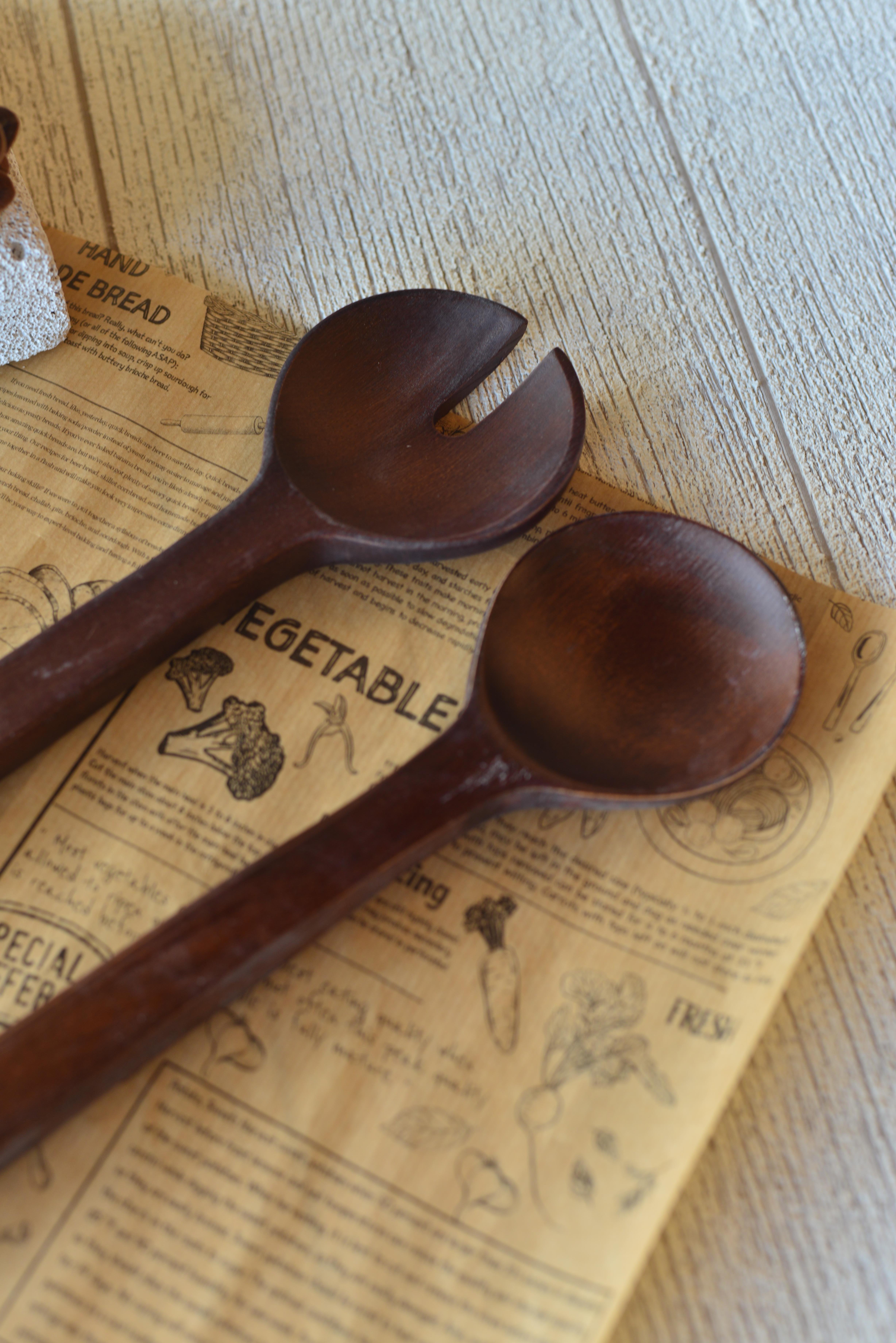 2 Li Akasya Salata Kaşık Seti