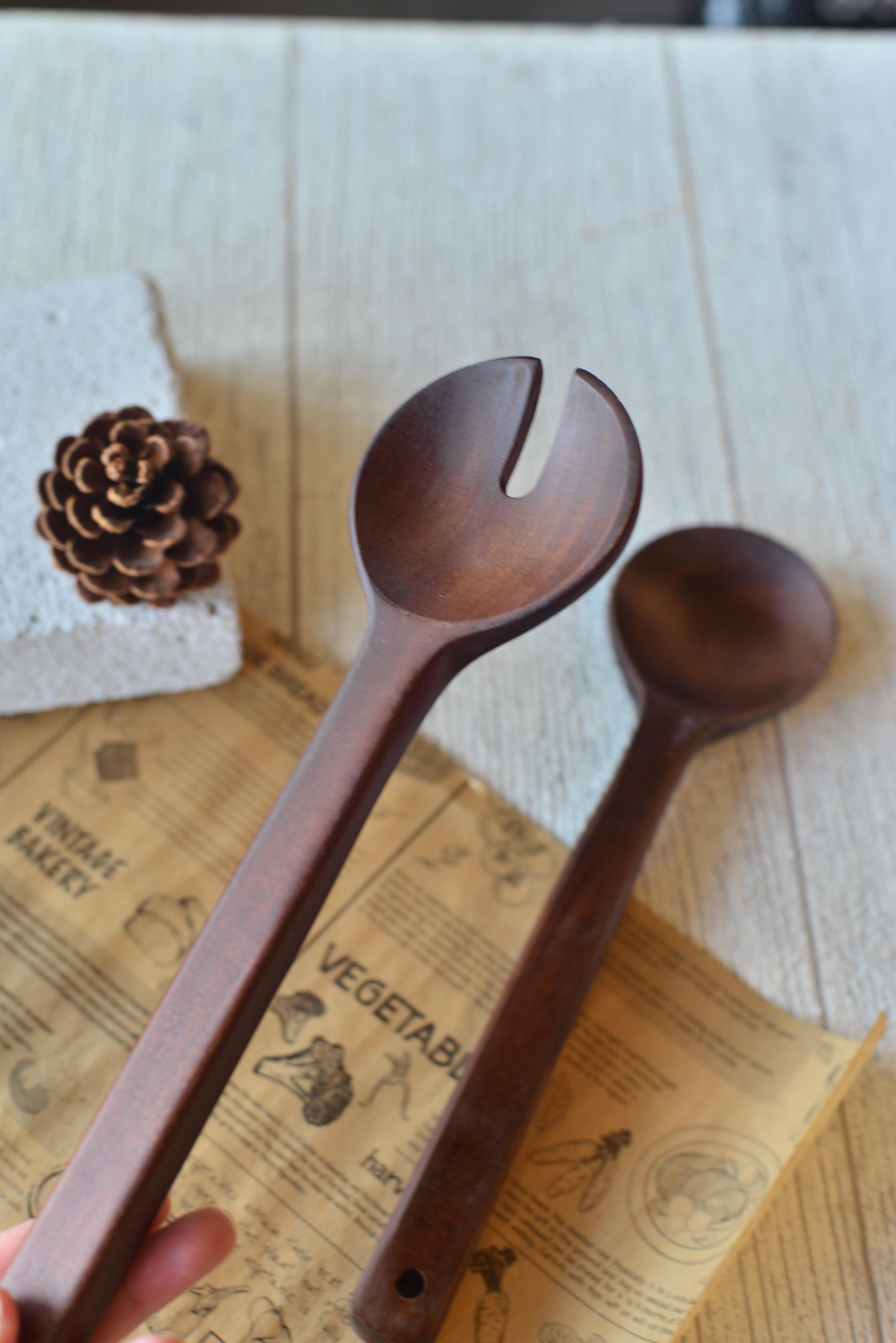 2 Li Akasya Salata Kaşık Seti