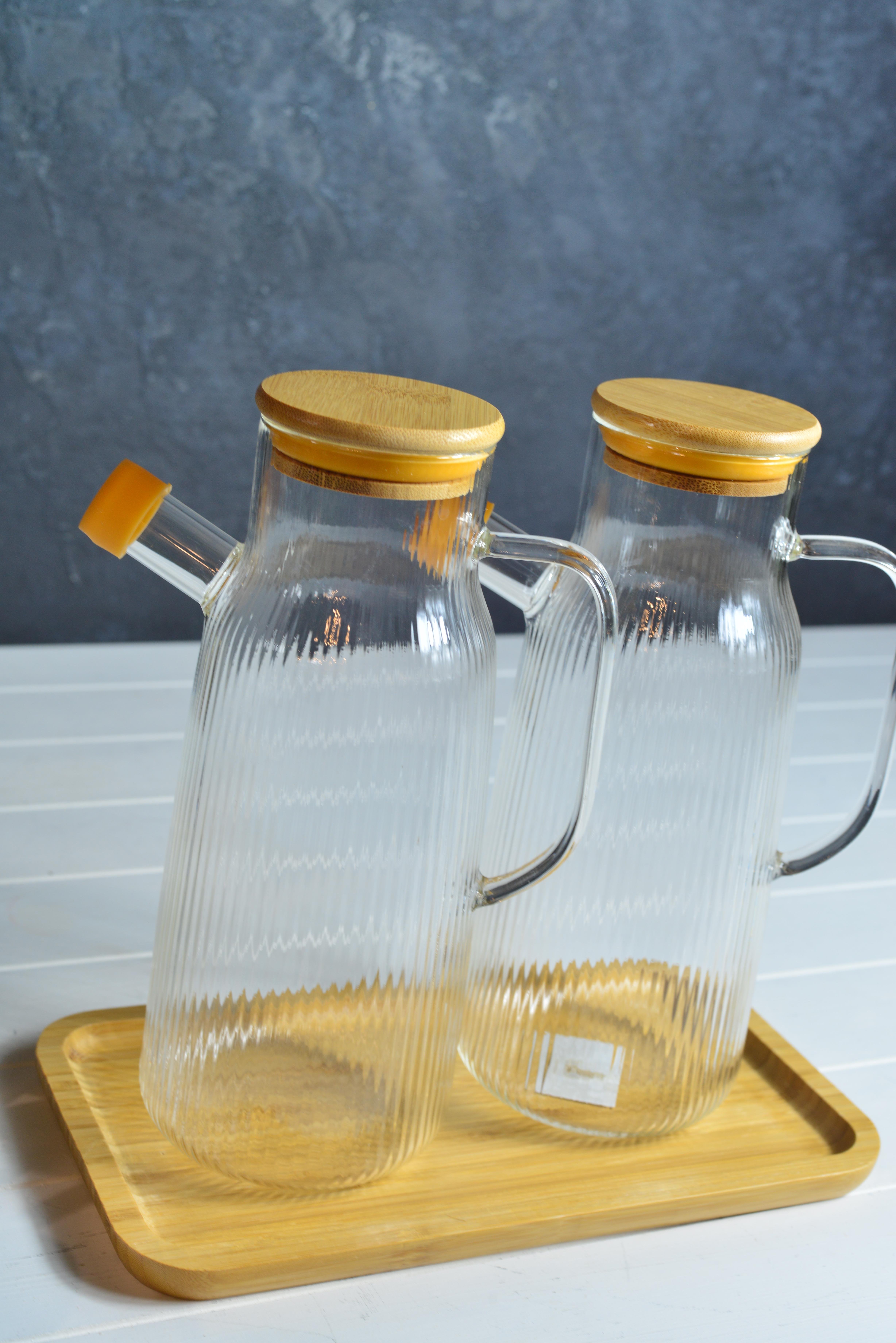 2 li Bambu Kapaklı Ripley Yağlık 1000 Ml