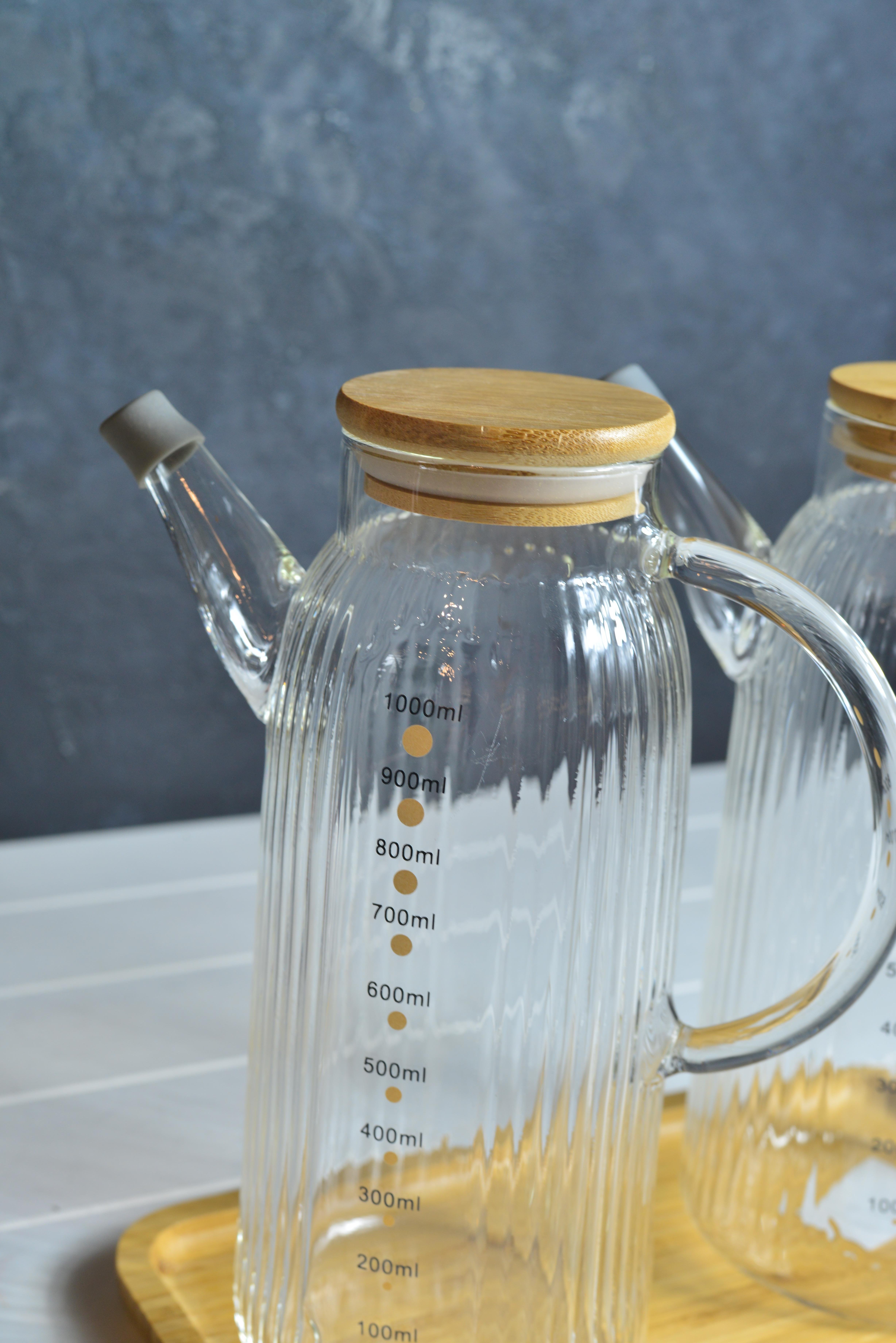 2 li Bambu Kapaklı Roewe Yağlık 1000 Ml