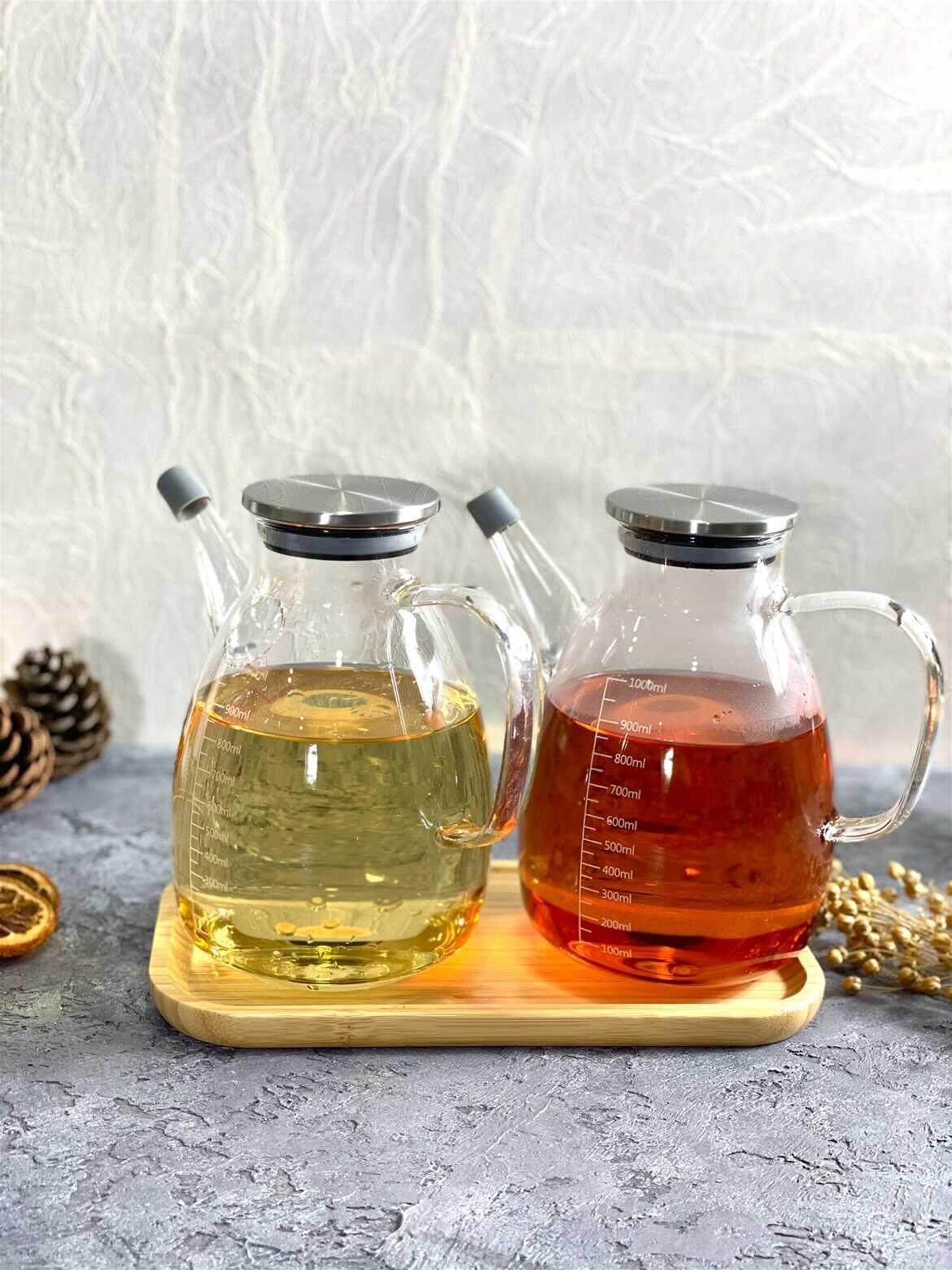 2 li Metal Kapaklı Tess Yağlık 1000 Ml