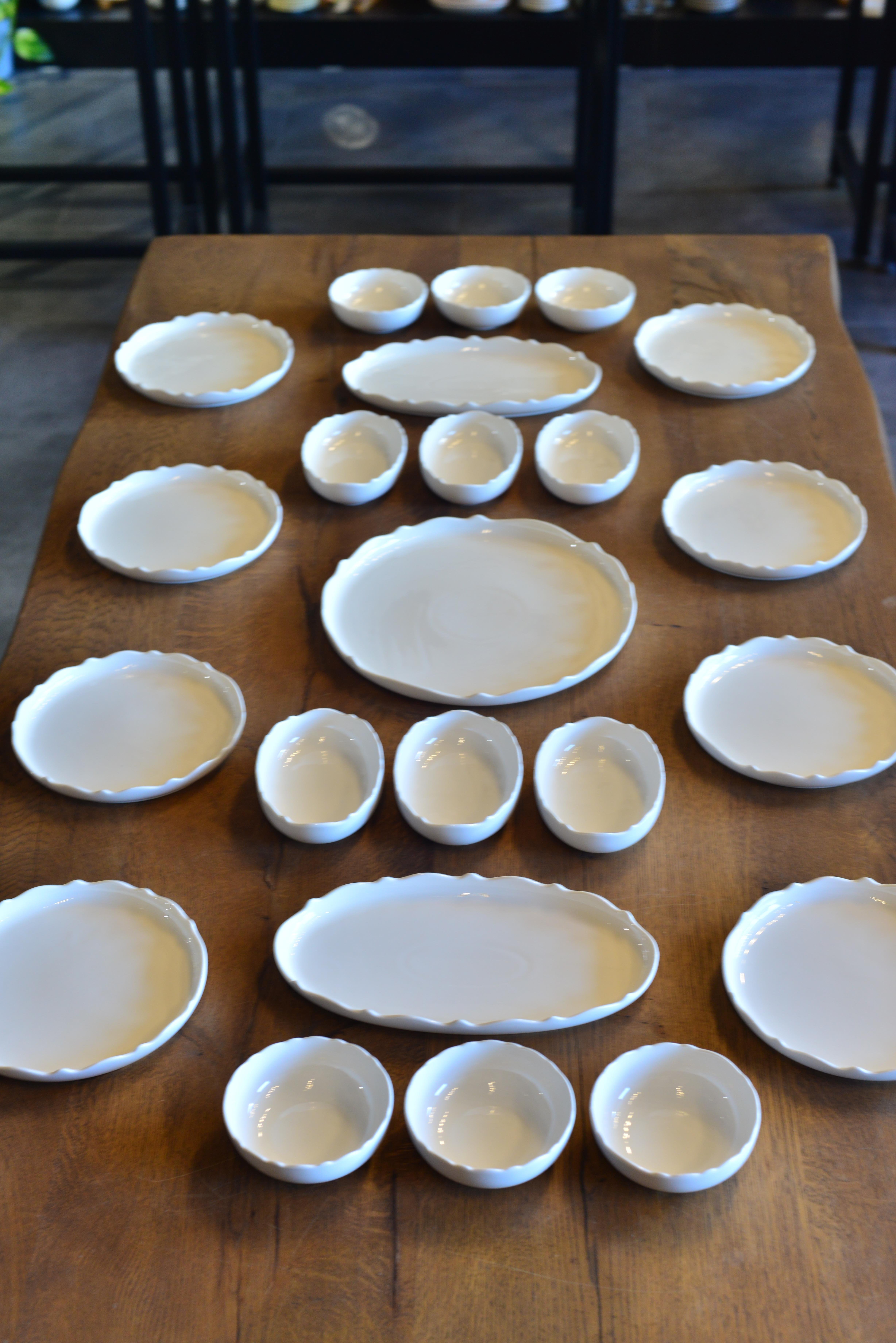 23 Parça 8 kişilik Niravana Porselen Kahvaltı Seti 