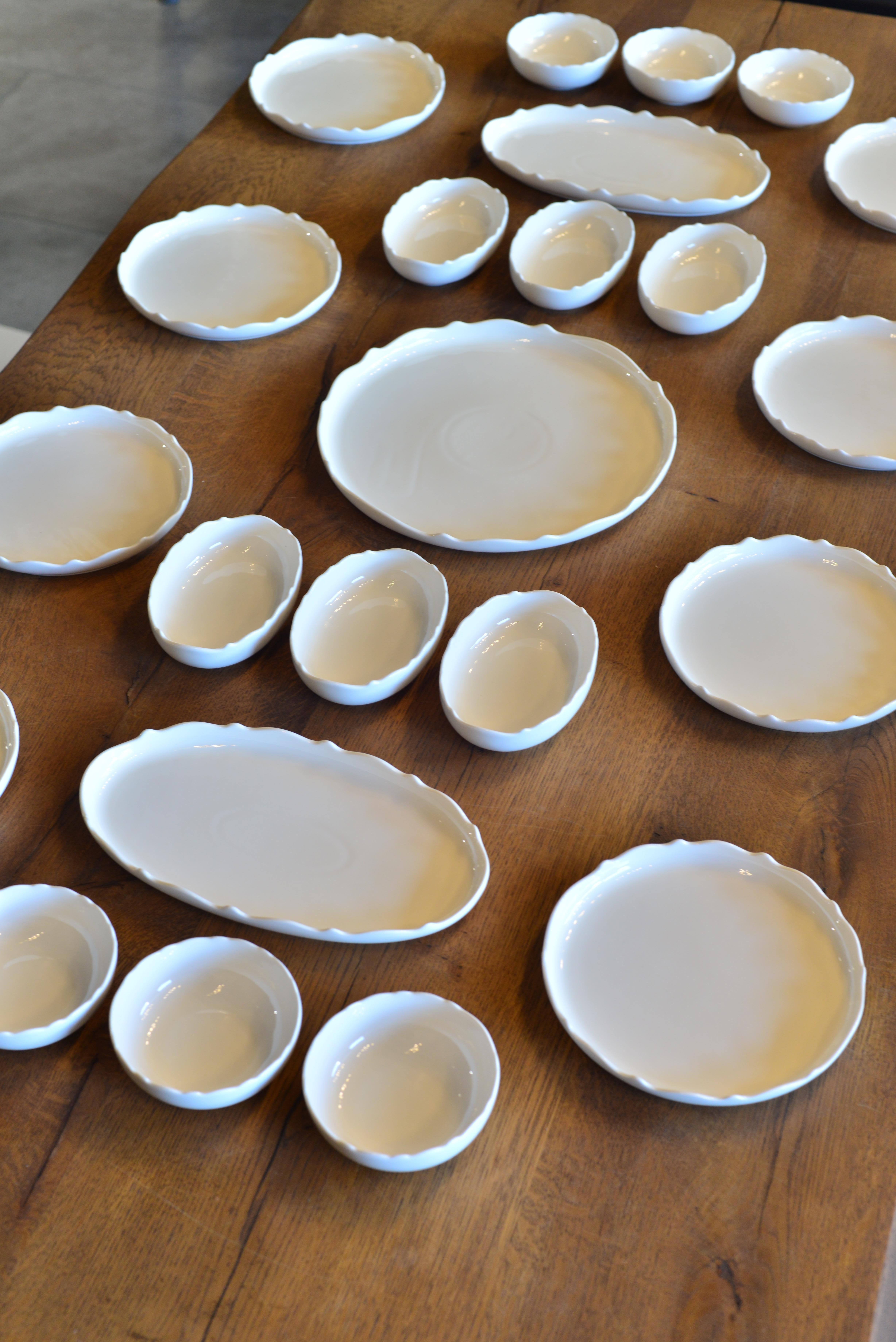 23 Parça 8 kişilik Niravana Porselen Kahvaltı Seti 